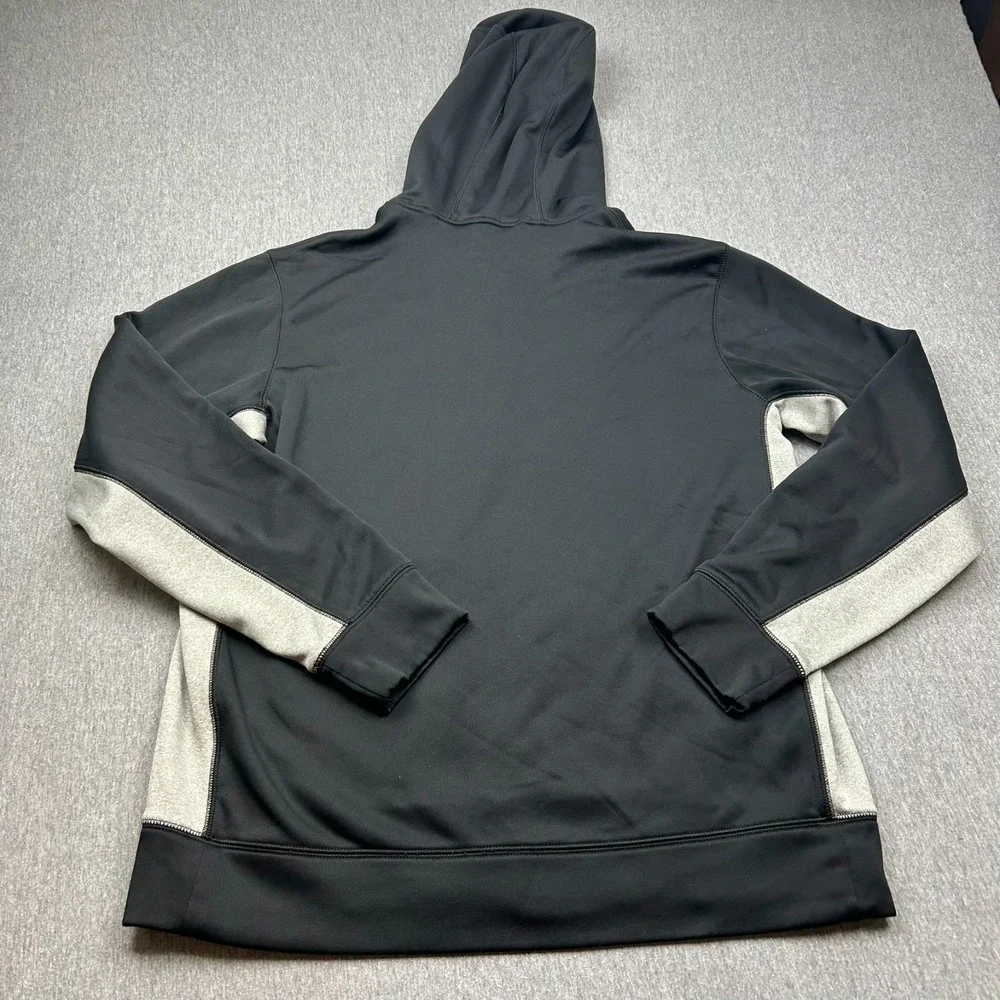 Nike Therma Fit Training Hoodie Mens Medium Full Zip Sweatshirt Black Gym